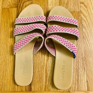 Rothy’s Triple Band Sandals sz 9.5